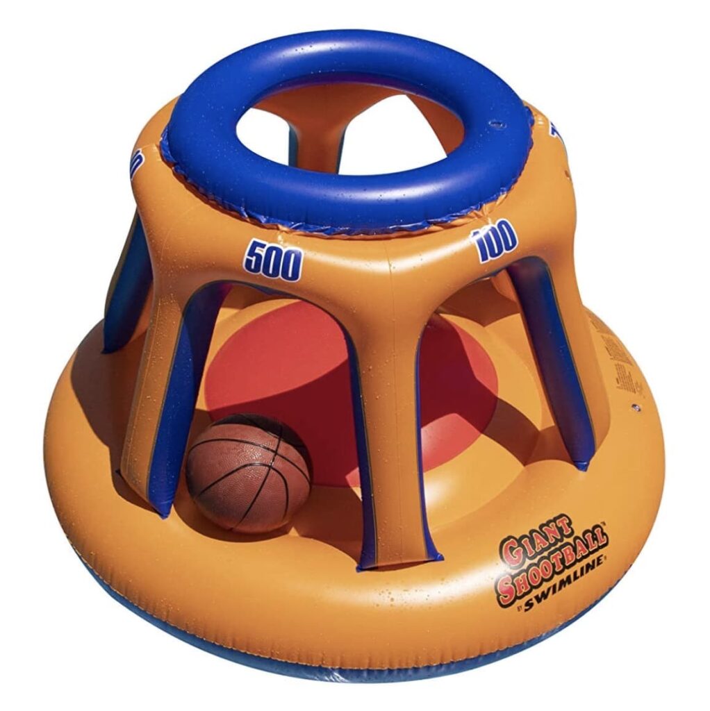 Swimline 90285 Giant Shootball Floating Pool Basketball Game
